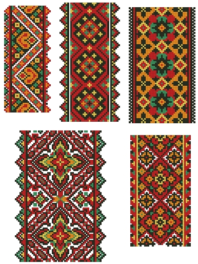 Схема вышивки крестом на иголке Схема вышивки крестом на иголке